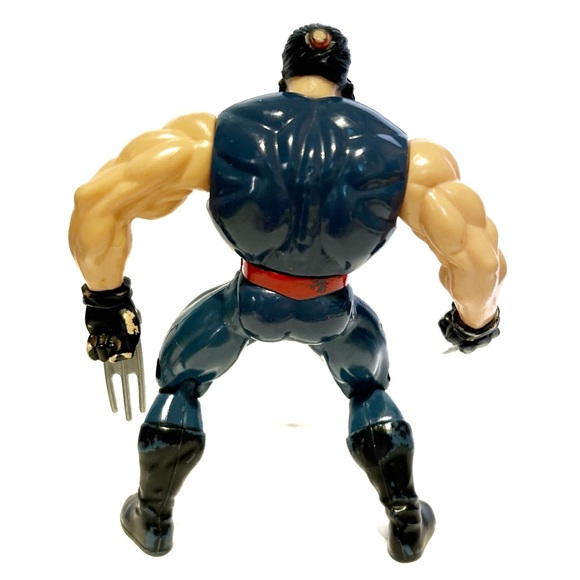 Vintage 1996 Marvel Wolverine X-Men Posable Action Figure Eye Patch Toy Brigade - Picture 4 of 16